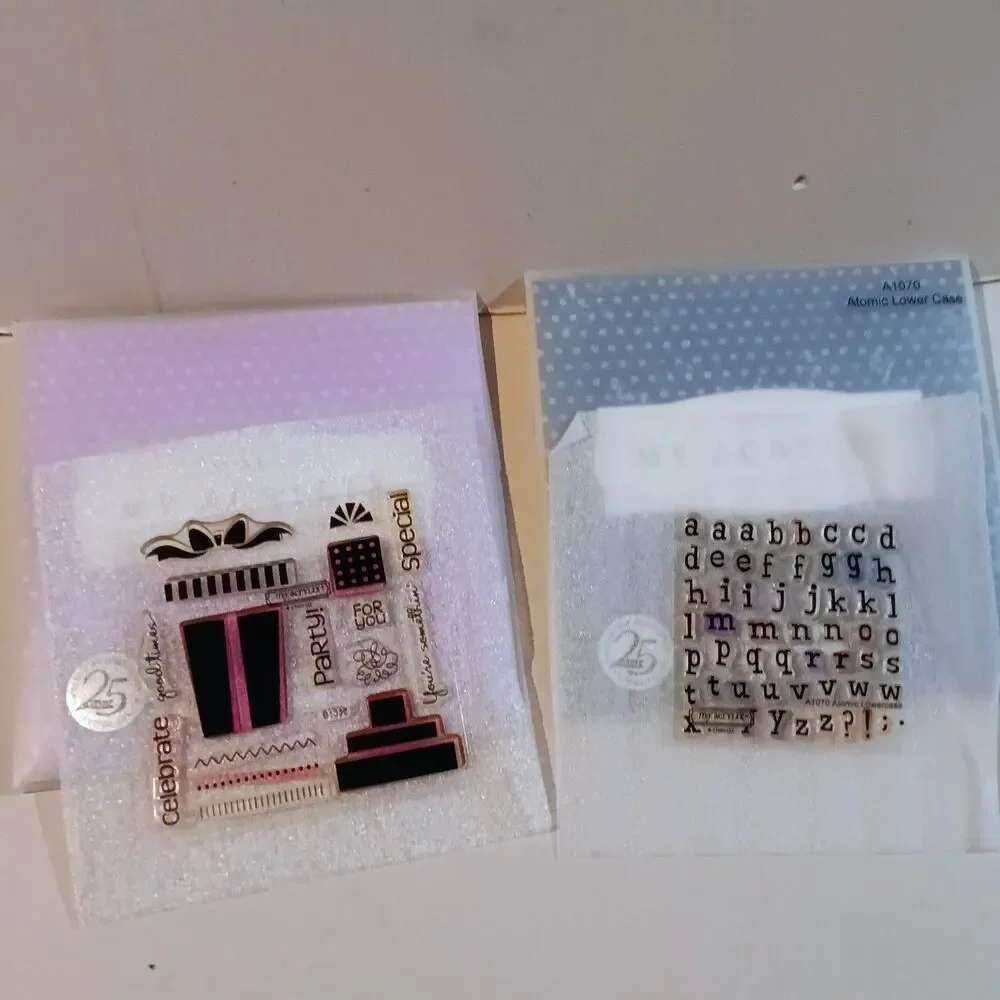 Close to My Heart My Acrylix Clear Stamp Sets-Lot Of 7-Photopolymer-Retired